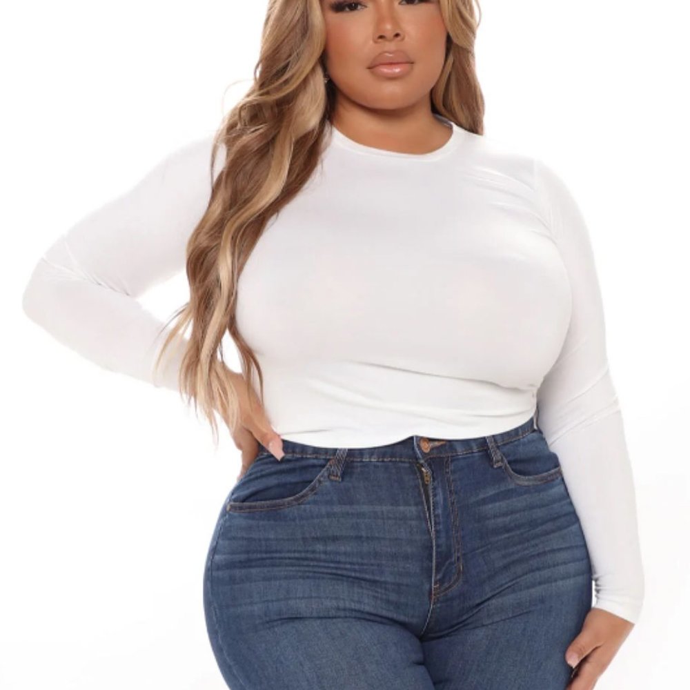 Cozy Crew Neck Tee - Soft White